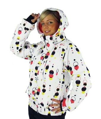 Brunotti Weatherproof Retro Spot Print Ski Winter Padded Jacket Size 8 10