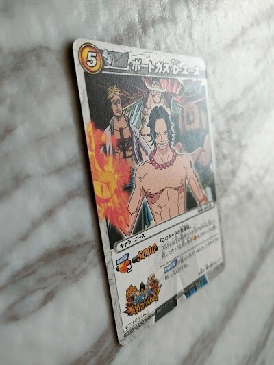 ONE PIECE Card Game Portgas D. Ace P OP 05 From Japan BANDAI 2010