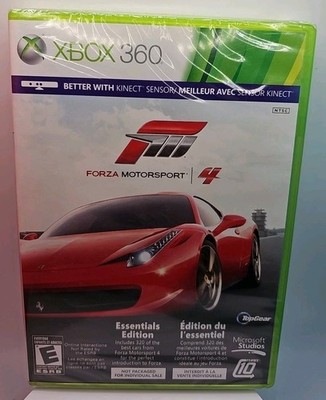 Forza Motorsport 4: Essentials Edition (Microsoft Xbox 360, 2012) New Sealed