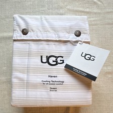 UGG Haven Queen Sheet Set Lt. Sand Cooling Technology OEKO-TEX Certified
