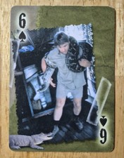 Crocodile Hunter Steve Irwin | 2001 Bicycle Playing Card - Six Of Spades