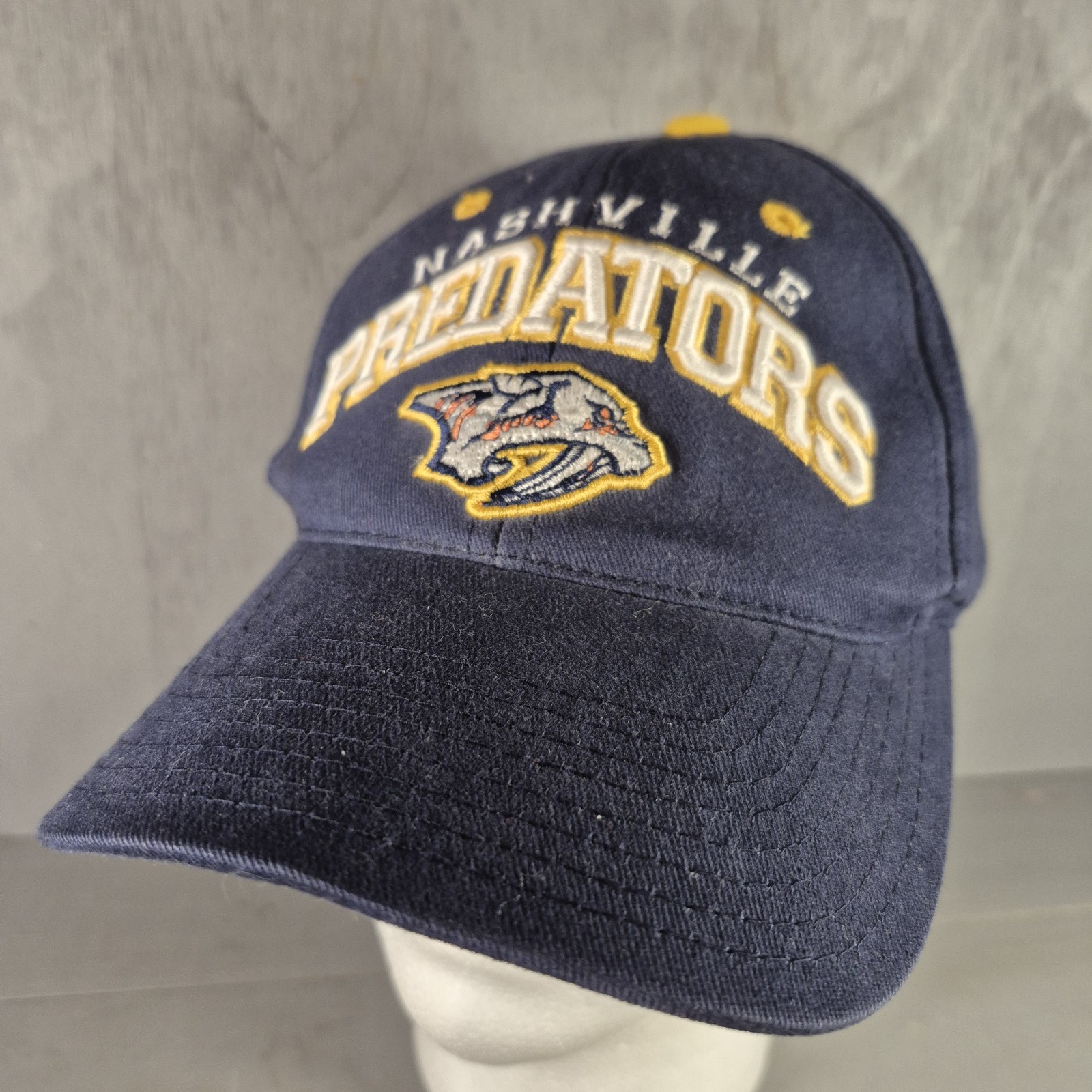 Nashville Predators Embroidered Logo NHL Hockey Adjustable Strapback Hat Cap