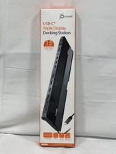 j5create JCD543 USB-C Triple Display Docking Station 13-in-1 PD 100W macOS/Win