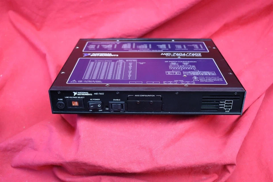 National Instruments MID-7602 2-AXIS Stepper Motor Drive P/N 04460D with   cable - Image 4 of 4