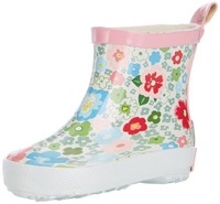 Playshoes Kinder Gummistiefel Halbschaft Regenstiefel Blumen 26 EU Unisex