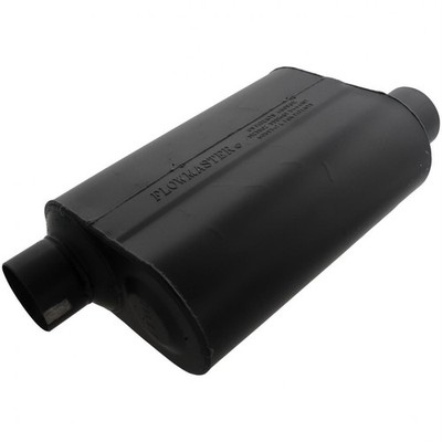 Flowmaster 953048 Super 40 Series Muffler, 3'' Offset Inlet & Outlet