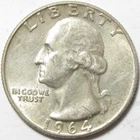 1964 Washington Quarter - 90% Silver - #11305-132