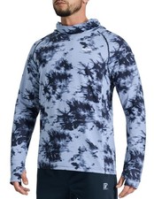 Men's Sun Protection Fishing Shirts UPF 50 Lightweight Hoodie Long Sleeve UV...