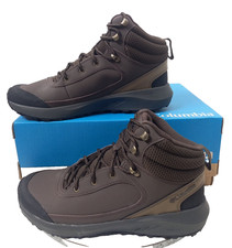 Columbia Trailstorm Peak Mid Hiking Shoes Boots Mens Sz 10 Black Brown