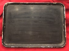 VASSOIO VINTAGE IN LEGNO LACCATO NERO - ANNI  50/60