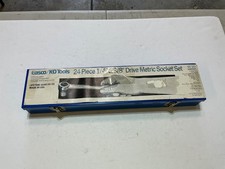 Very Rare Nos Easco K-d Tools 24 Pc 1438 Dr Metric Socket Set 91-551 Usa