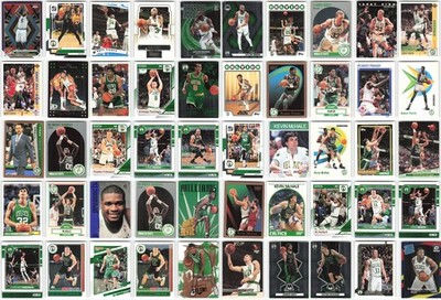 Boston Celtics Team Lot of 50 NBA Basketball Collection - Exact Cards Shown