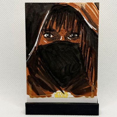 Star Wars Sketch Card Veronica Louro - Topps Star Wars The Force is with you