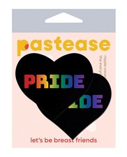 Nipple Pasties Pastease Pride RainbowBlack Rainbow Spandex One Nipple Covers