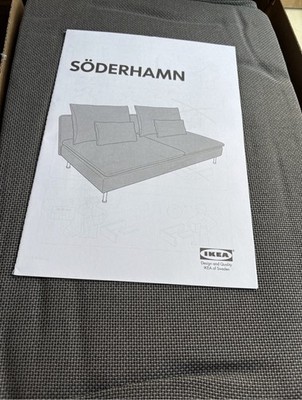 Neu IKEA SODERHAMN Bezug für 3er-Sitzer, Fridtuna dunkelgrau, 305.189.87...