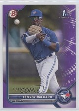 2022 Bowman Prospects Purple Border 124/250 Estiven Machado #BP-12 0fz3