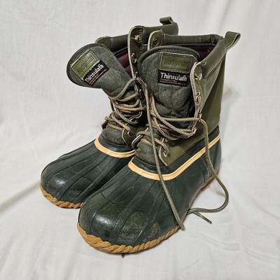 Hodgman Boots Thinsulate Ultra Insulation Outdoor Shoes Men Size 13 PLEASE READ
