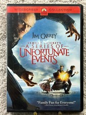 Lemony Snicket's A Series of Unfortunate Events DVD 2004 Widescreen Jim Carrey