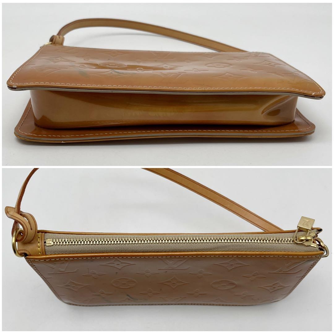 海外限定品◆関税無【LOUIS VUITTON】レキシントン pouch yellow Louis Vuitton Lime Yellow Monogram Vernis Lexington Pochette