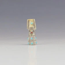 NATIVE AMERICAN ZUNI ANTLER MAIDEN FETISH BY GABE SICE