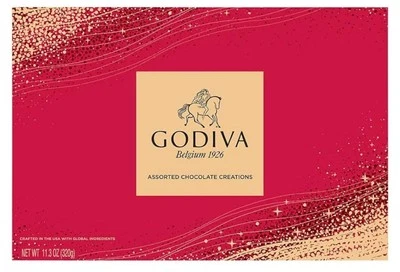 GODIVA CHOCOLATIER Godiva Belgium Premium Chocolate Variety Assorted Chocolates 11.3 OZ