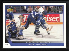 1993-94 Upper Deck #155 Mike Foligno Toronto Maple Leafs