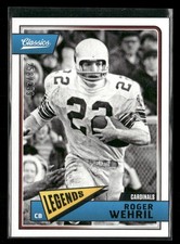 2018 Panini Classics #146 Roger Wehrli Red Back #/299
