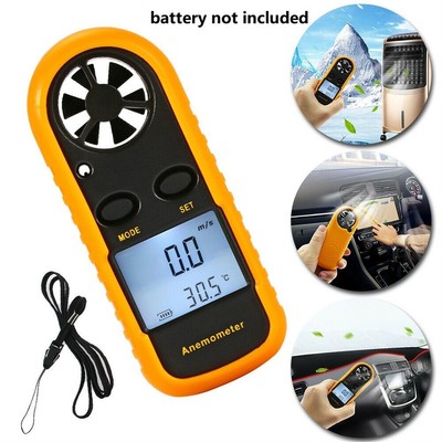 Haushalts-Anemometer ohne Batterie Einf��hrung Digitalanzeige Sensor Test