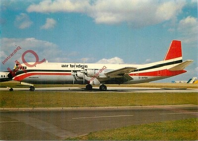Ansichtskarte>>AIR BRIDGE VICKERS VANGUARD G-APEK @ EMA