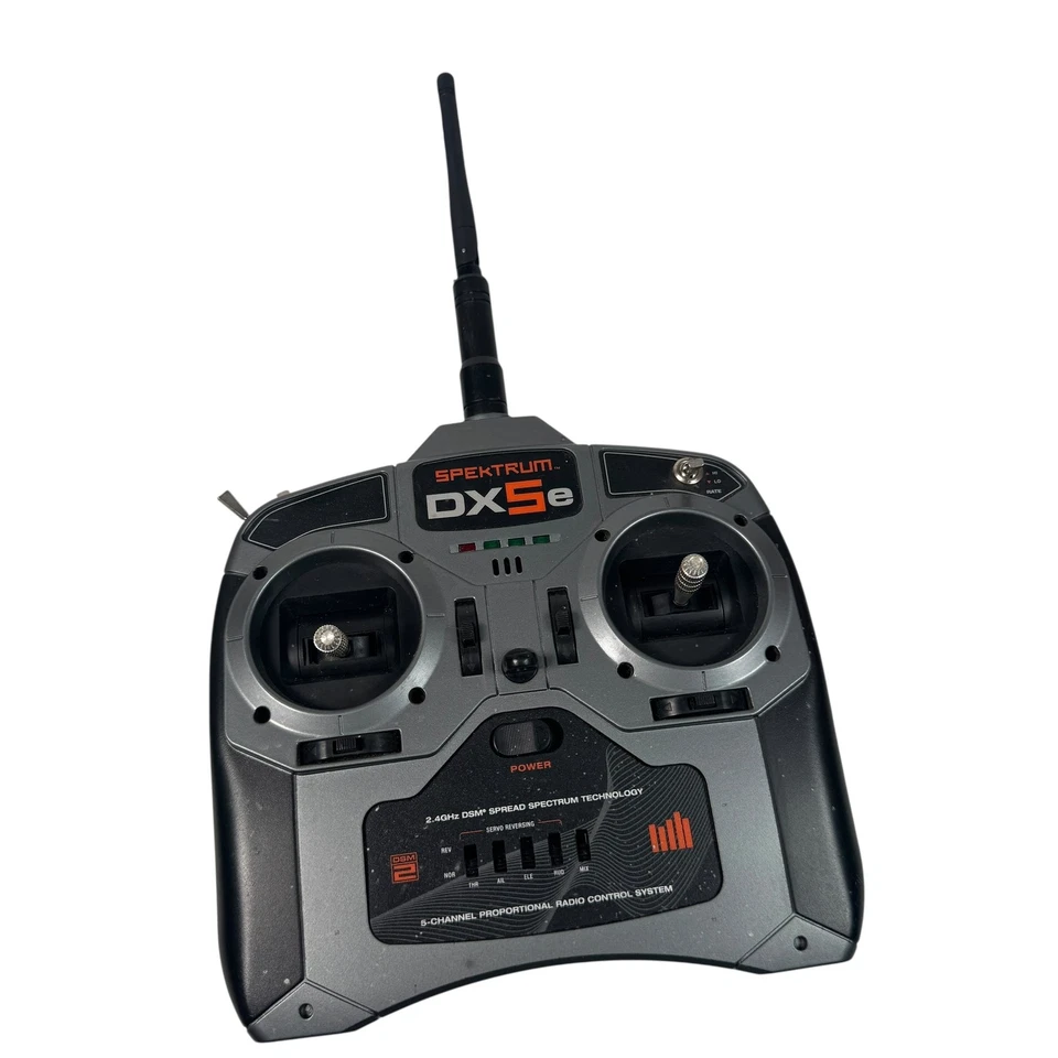 Futaba Attack-4 FP-T4NBL & Spektrum DX5e RC Transmitters Lot AS IS Untested - Image 2 of 4