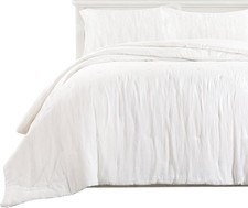 Oversized King 100 Cotton Muslin Comforter, Lightweight  Reversible Duvet 120x