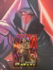 2024 Topps Chrome Star Wars Bix Caleen 10 Red RayWave Refractor