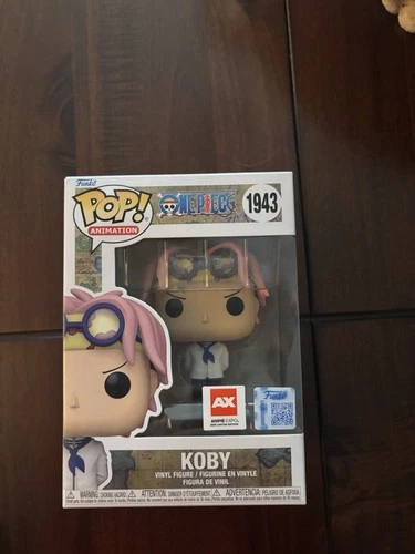 Funko Pop! One Piece Koby Anime Expo 2025 Con Sticker Exclusive In Hand AX