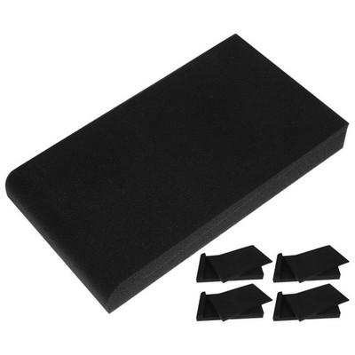 5 Pcs Desktop Speaker Soundproof Cushion Audio Anti- Pad