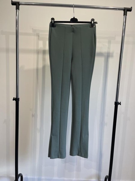 Women ZARA Trousers Green 36 / S / 44