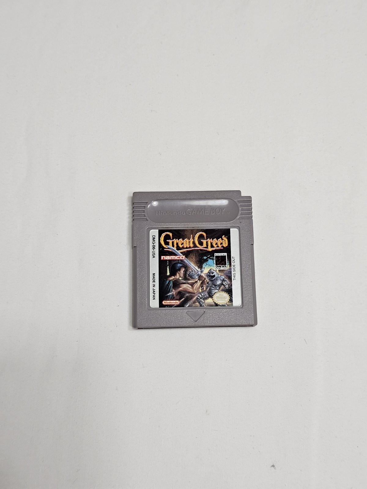 Namco Great Greed Nintendo Game Boy Game Cartridge for Game Boy Handheld System