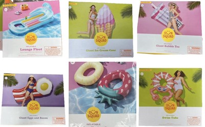 Pool Inflatables, Ice Cream Cone, 7 Piece, Giant, New Bt Not InOriginal Box