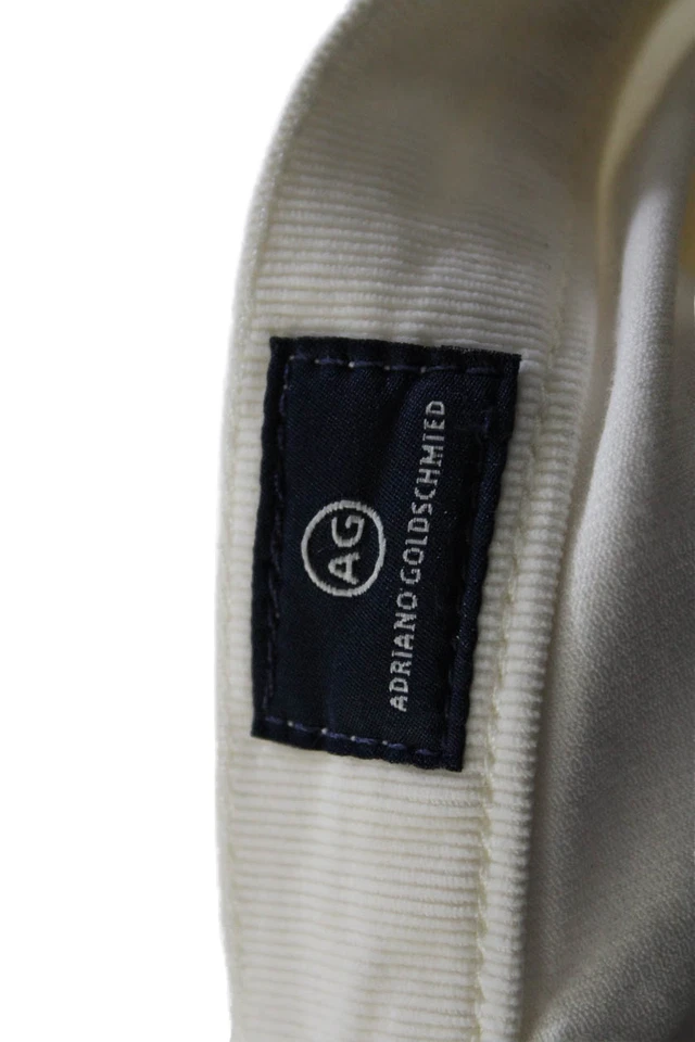 AG Adriano Goldschmied женщин хлопок вельвет узкие брюки кремовый размер 29R - Изображение 4 из 4