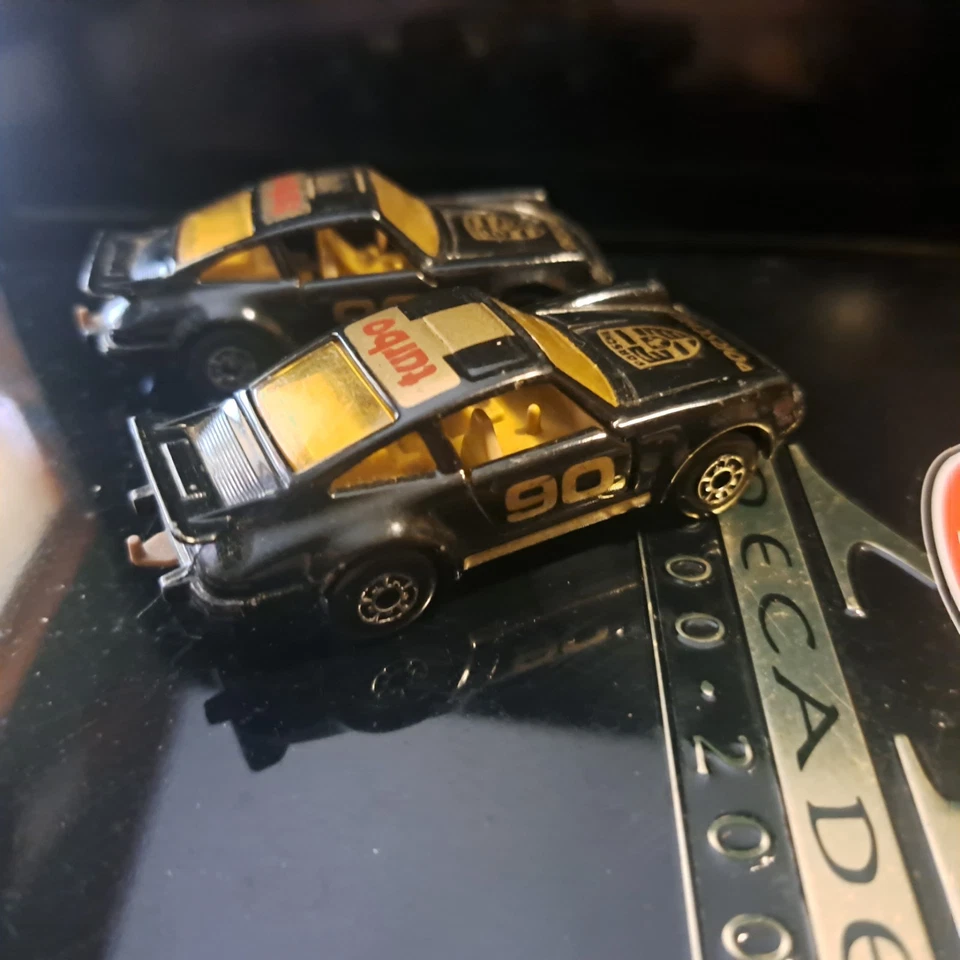 Винтажный 1978 Matchbox Lesney Superfast Porsche Turbo черный литой автомобиль 90 - Изображение 4 из 4