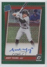 2021 Panini Donruss Optic Green Mojo Prizm 8/99 Andy Young #RRS-AY Auto 6q5