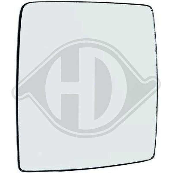 1X Spiegelglas AußEnspiegel Diederichs 1813228 FüR Opel Rechts-image
