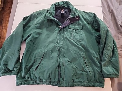 Vintage Chaps Ralph Lauren Jacket Mens Large Green Full Zip And Button