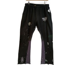 Gallery Dept Paint Splatter Sweatpants Men's XL Black Art Inspired Preloved