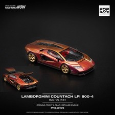 Pop Race 1/64 Lamborghini Countach LPI 800-4 - Blu Hal