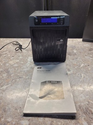 Western Digital Sentinel DX4000 w/ Three 3TB HDD's and Power Cable -Tested, READ