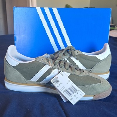 adidas SL 72 RS Olive/White Men's Sneakers JR8769 Originals Low Top Athletic
