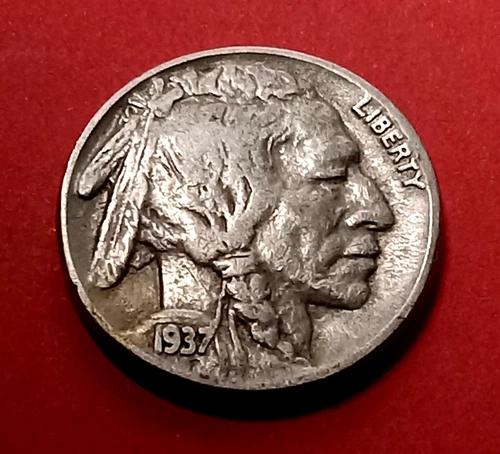 🌸 1937 P Buffalo Nickel, 89-Year-Old Coin