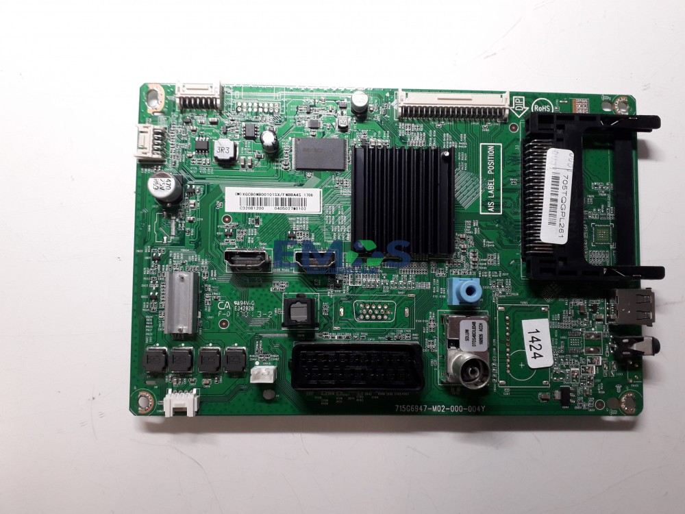715G6947-M02-000-004Y 32PHH4101/88 MAIN PCB FOR PHILIPS BUDGET RANGE T.MSD 32PHH