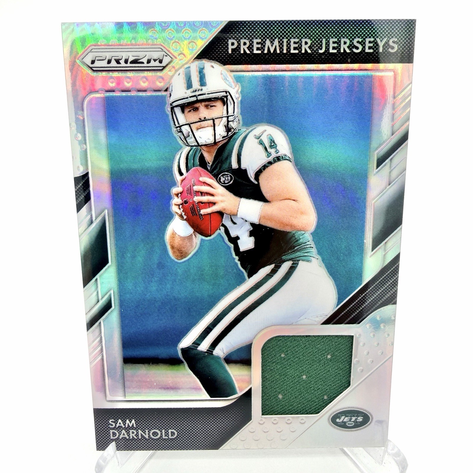 2018 Panini Prizm - Prizm Premier Jerseys Sam Darnold #PP-3 (MEM, RC)