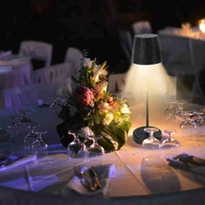 Portable LED Table Lamp Touch Control Stepless Dimmable Desk Lamp Light ZPMB